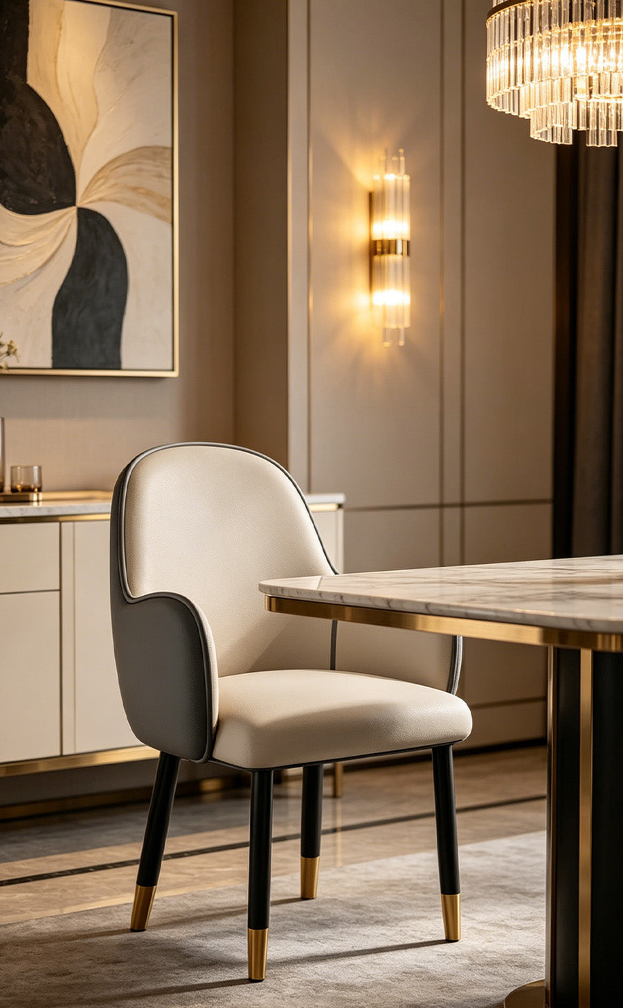 Yami Genuine Leather Office Chair