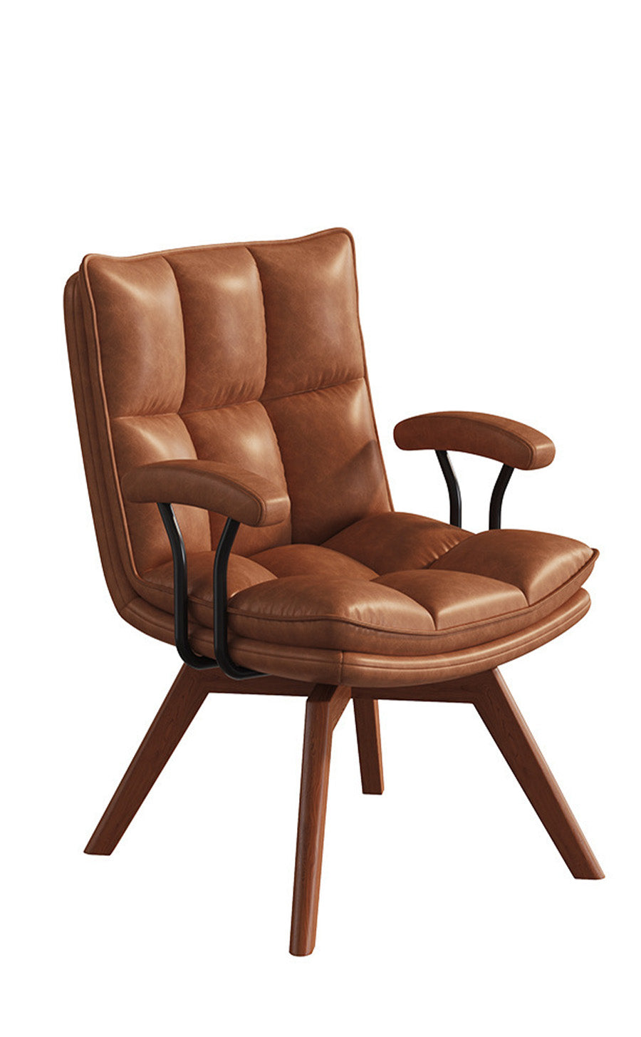 Dove Genuine Leather Leisure Chair