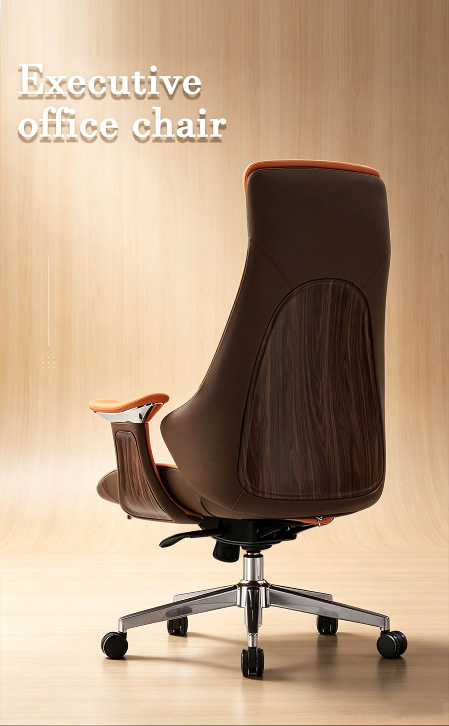 Taiy Executive Genuine Leather Chair (guest use)